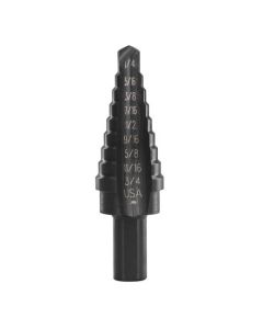 Step Drill Bit, 1/4" To 3/4"