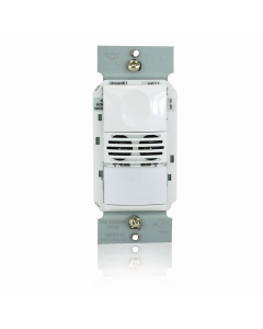 The DSW-100 dual technology wall switch sensor turns lights ON and OFF based on occupancy. It combines the benefits of passive infrared (PIR) and ultrasonic detection technologies, and is characterized by high sensitivity to small and large movements. The