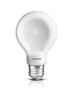 10.5W 120V 2700K A19 SlimStyle LED Dimmable A-Shape Lamp, White