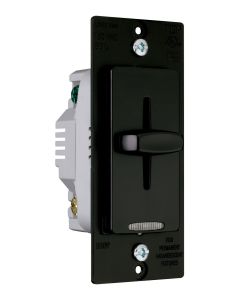 Pass & Seymour® Signature™ Decorator Single Pole Incandescent Slide Dimmer, Black