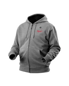 52"x38"x36-3/4" Milwaukee® M12™ Large Heated Hoodie With Battery and Charger, Gray