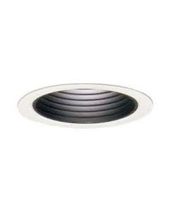 Philips 4-1/4" Aperture Step Baffle Reflector Trim Gloss, White