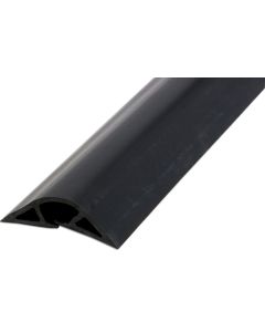 Raceway overfloor Black Non Metallic Single Channel 3 11/32in 10ft