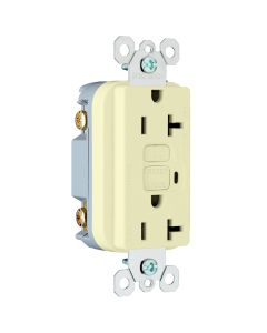 20A 125V Pass & Seymour® Specification Grade Duplex GFCI, Ivory