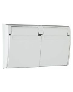 Legrand Pass & Seymour® Thermoplastic Cover, White with White Gasket