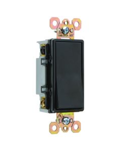 20A 120/277V Pass & Seymour® Specification Grade Decorator Switch, Black