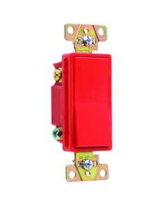 20A 125/277V Pass & Seymour® Specification Grade Decorator Switch, Red