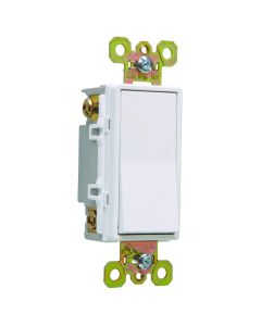 20A 120/277V Pass & Seymour® Specification Grade Decorator Switch, White
