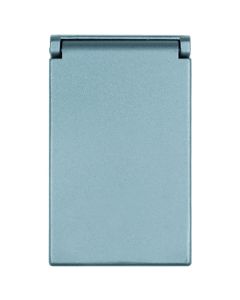 Legrand Pass & Seymour® 1-Gang Heavy Cast Aluminum Cover Power Outlet, Gray