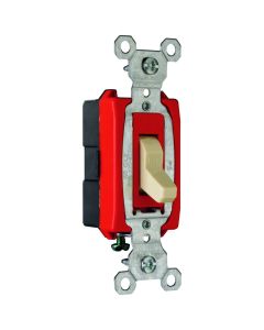20A 120/277V Pass & Seymour® Commercial Specification Grade Switch, Ivory