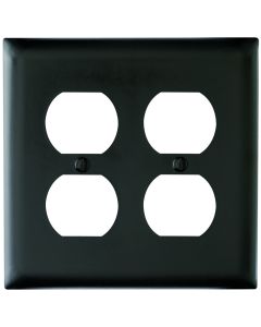 Pass & Seymour® 2-Gang Duplex Receptacle Opening, Black