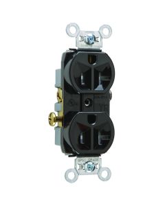 20A 125V Pass & Seymour® Tamper-Resistant Commercial Grade Receptacle, Black