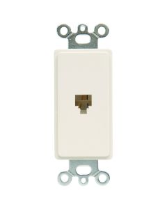Pass & Seymour® Decorator Modular Jack, Light Almond