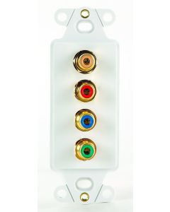 Legrand On-Q® Component Video/Digital Audio Balun, Light Almond