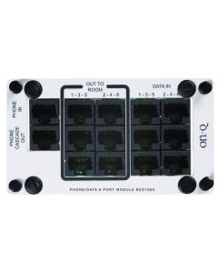 6 Port Legrand On-Q® Phone/Data Module, White