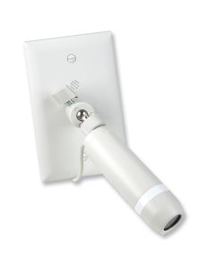 1 Gang Cat5 Legrand On-Q® Black and White Bullet Camera, White