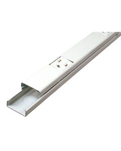 Legrand Wiremold® 20GB606 Steel Plugmold® Multioutlet System, Ivory