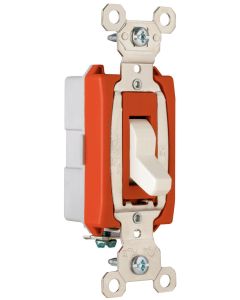 20A 120/277V Pass & Seymour® Industrial Extra Heavy-Duty Specification Grade Switch, White
