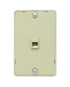 Pass & Seymour® Modular Wall Mount Telephone Jack for Hanging Phones
