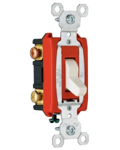 20A 120/277V Pass & Seymour® Hard Use Specification Grade Switch, Light Almond