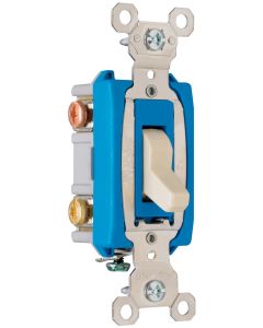 15A 120/277V Pass & Seymour® Industrial Extra Heavy-Duty Specification Grade Switch, Ivory