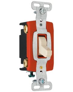 20A 120/277V Pass & Seymour® Hard Use Specification Grade Switch, Ivory