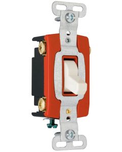 20A 120/277V Pass & Seymour® Hard Use Specification Grade Switch, Light Almond