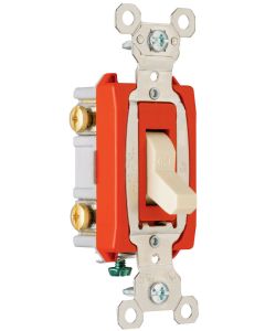 20A 120/277V Pass & Seymour® Industrial Extra Heavy-Duty Specification Grade Switch, Ivory