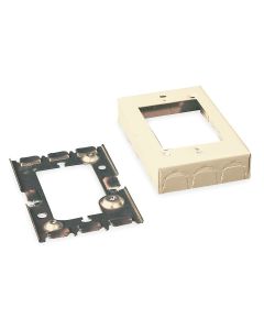 Legrand Wiremold® 500/700 Deep Flush Type Extension Adapter Fitting, Ivory