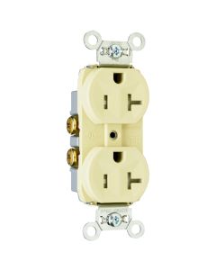 20A 125V Pass & Seymour® Tamper-Resistant Commercial Grade Receptacle, Ivory