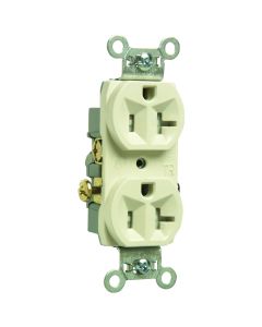 20A 125V Pass & Seymour® Tamper-Resistant Commercial Grade Receptacle, Light Almond