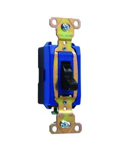 15A 347V Pass & Seymour® Extra Heavy-Duty Specification Grade Toggle Switches Back & Side Wire, Brown