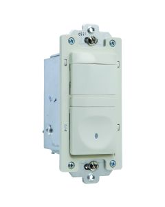 25-500W 120V Pass & Seymour® Residential Vacancy Sensor, Light Almond