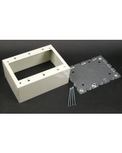 Legrand Wiremold® 500/700 Three-Gang Extra Deep Switch & Receptacle Box Fitting, Ivory