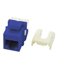 Cat 6 Quick Connect RJ45 Keystone Insert, Blue