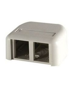 2-Port Legrand Ortronics® Surface Mount Box, Fog White