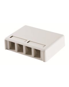 4-Port Legrand Ortronics® Surface Mount Box, Fog White