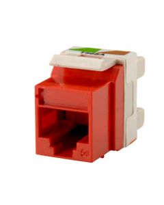 Legrand Ortronics® Category 5e Keystone jack, Red