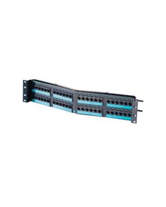 48 Port Cat5e 6-Port Module Legrand Ortronics® Clarity Angled Panel