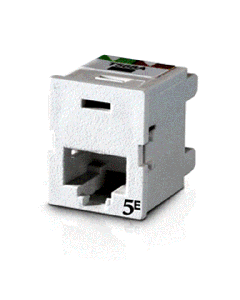 Legrand Ortronics® Clarity 6 TracJack, T568A/B, 180 degree, Fog White