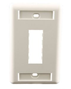 1-Gang 3-Port Legrand Ortronics® TracJack Faceplate, Cloud White