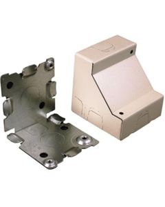2-1/8x2-1/8x2-1/2" Legrand Wiremold® 500/700 Corner Box Fitting, Ivory