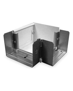 Legrand Wiremold® 6000 Combination Flat Elbow Fitting, Gray