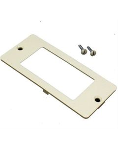 Wiremold® 5500 Rectangle Receptacle Faceplate Fitting, Ivory