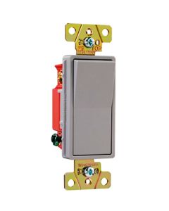 20A 125/277V Pass & Seymour® Specification Grade Decorator Switch, Gray