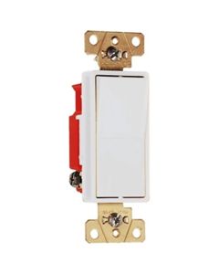 20A 120/277V Pass & Seymour® Specification Grade Decorator Switch, White