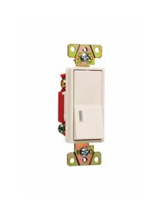 20A 120V Pass & Seymour® Illuminated Decorator Switch, Light Almond