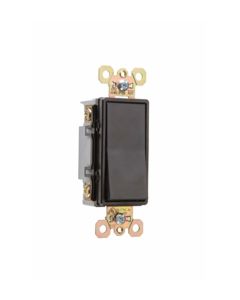 20A 120/277V Pass & Seymour® Specification Grade Decorator Switch, Black