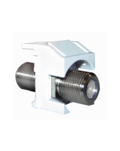 Legrand On-Q® Recessed Nickel Self-Terminating F-Connector, White