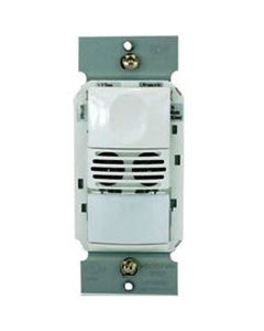 The DSW-100 dual technology wall switch sensor turns lights ON and OFF based on occupancy. It combines the benefits of passive infrared (PIR) and ultrasonic detection technologies, and is characterized by high sensitivity to small and large movements. The